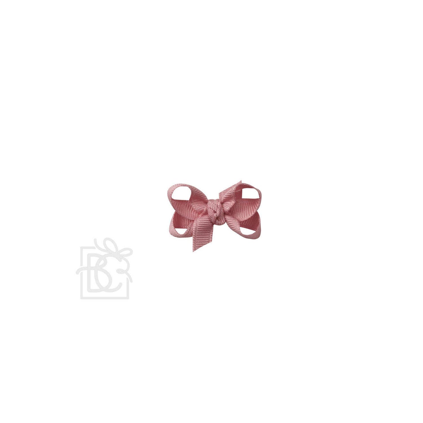 SIGNATURE GROSGRAIN BOW ON CLIP: LT. ORCHID / 3" Small - 5/8" Ribbon on Alligator Clip