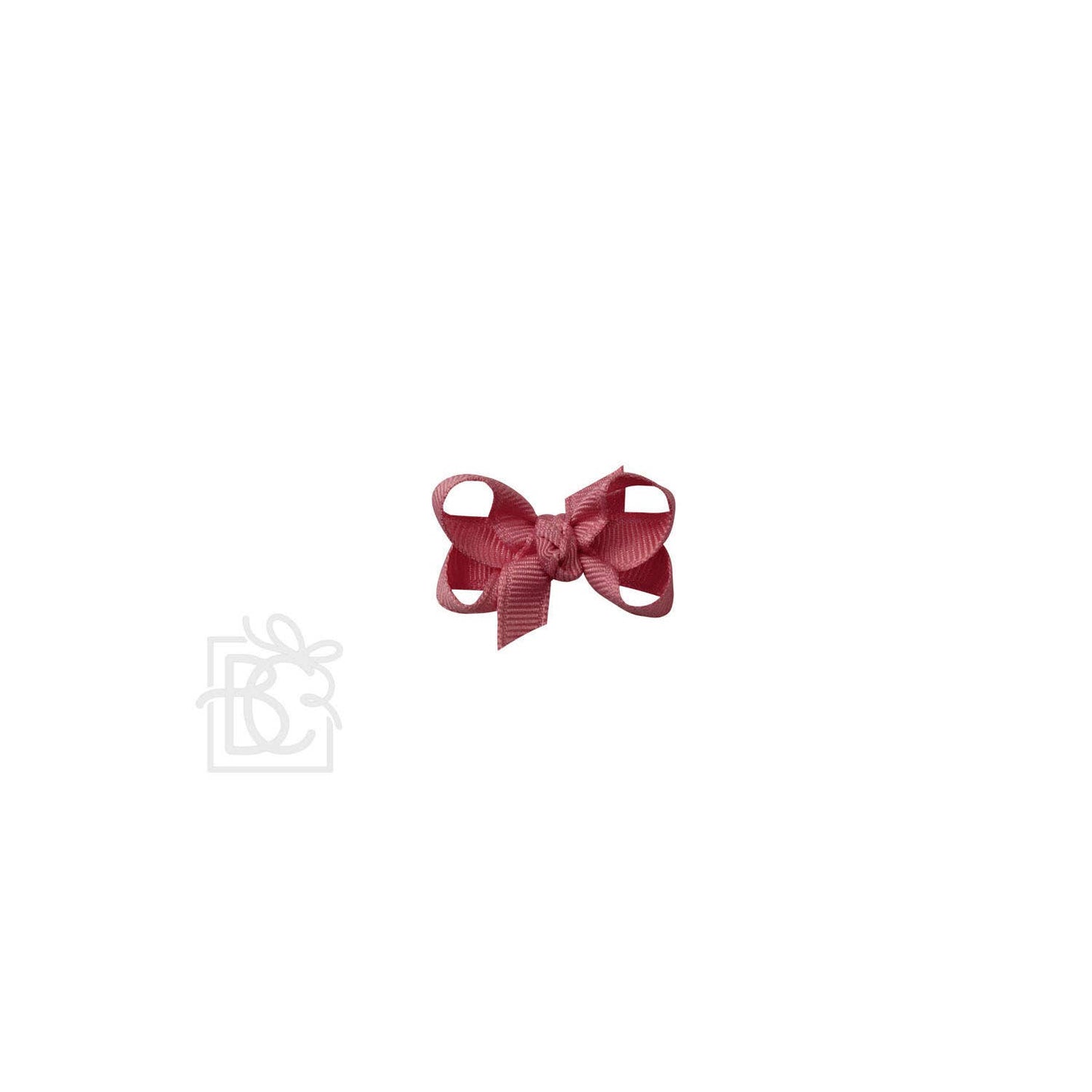 SIGNATURE GROSGRAIN BOW ON CLIP: LT. ORCHID / 3" Small - 5/8" Ribbon on Alligator Clip