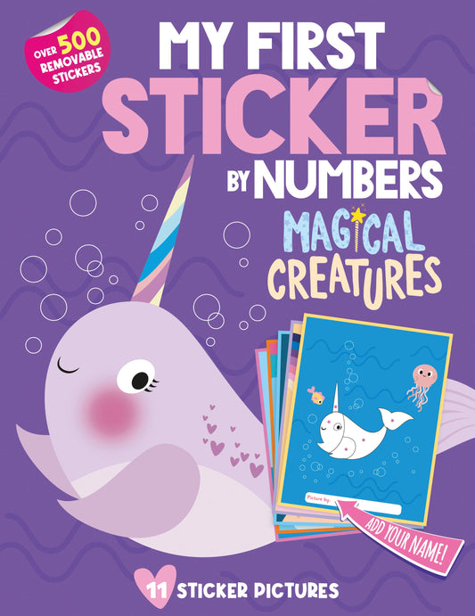 My First Sticker By Numbers: Magical Creatures